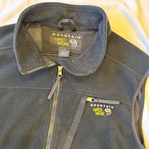 Mountain Hardwear Men’s Gore Fleece Vest Black Size Large – Made in USA –